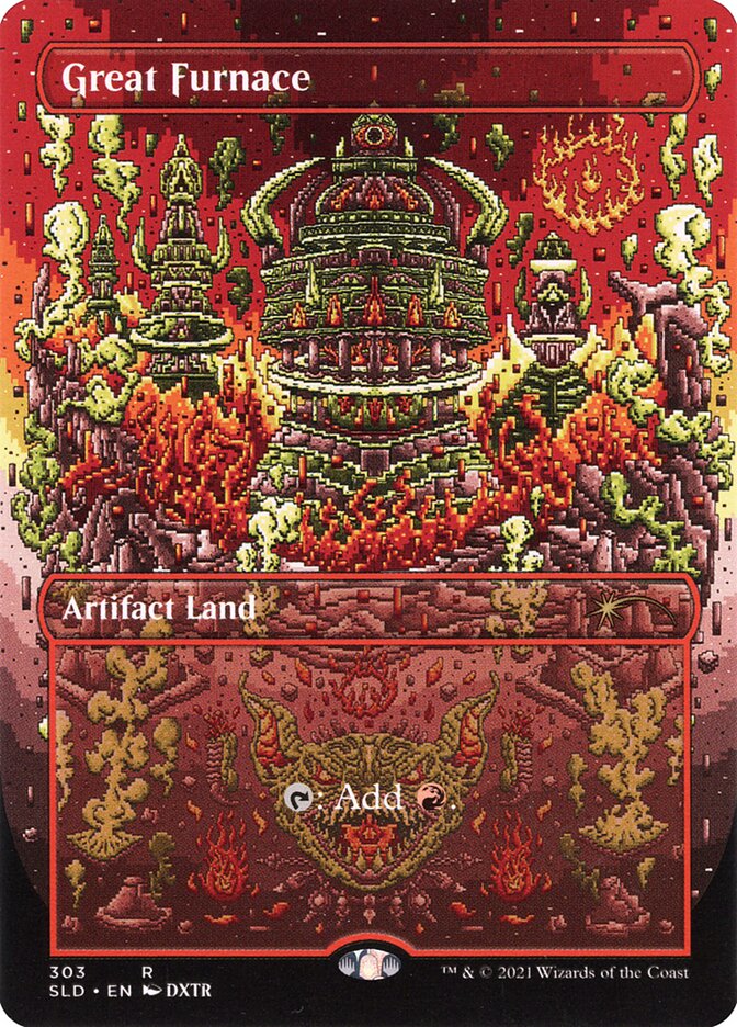 Great Furnace [ #303 ] (SLD-R-FOIL) Near Mint