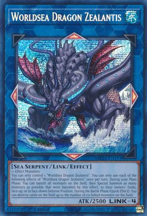 Worldsea Dragon Zealantis (MP23-EN193) Prismatic Secret Rare 1st Edition