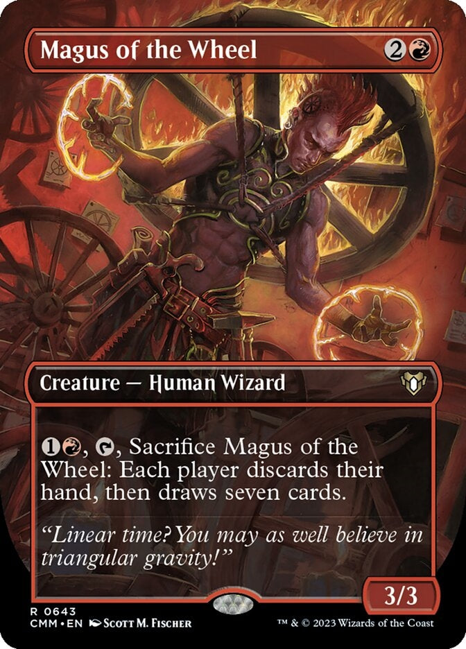 Magus of the Wheel [#0643 Borderless] (CMM-R)