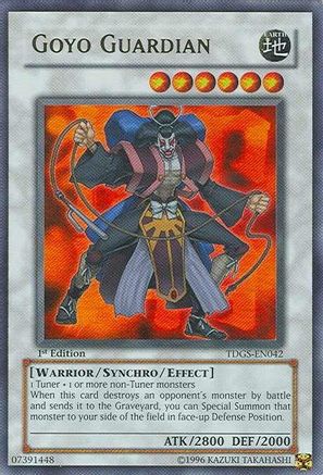 Goyo Guardian (TDGS-EN042) Ultra Rare Light Played