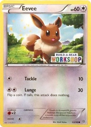 Eevee (63/98) Build-A-Bear Workshop Exclusive