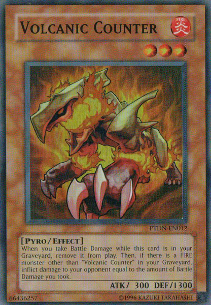 Volcanic Counter (PTDN-EN012) Super Rare - Near Mint Unlimited