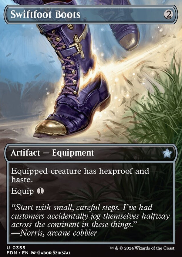 Swiftfoot Boots [#0355 Borderless] (FDN-U-FOIL)