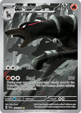 Houndoom - 066/064 (SFA) Illustration Rare - Near Mint Holofoil