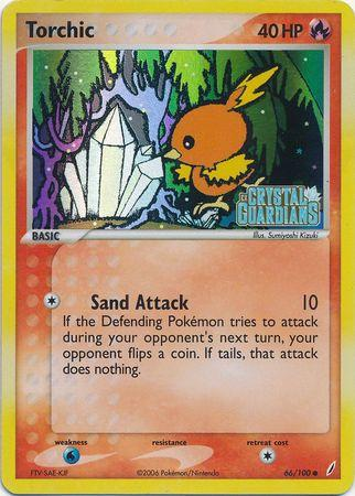 Torchic - 66/100 (CG) Common - Near Mint Reverse Holofoil