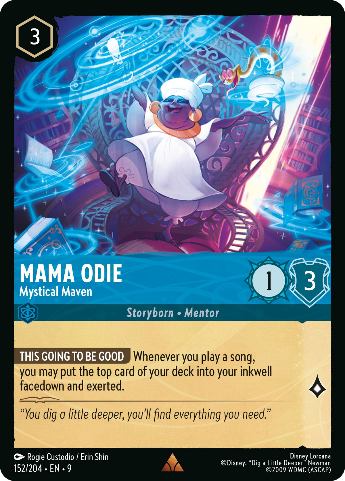 Mama Odie - Mystical Maven (152/204 - Fabled)  Rare