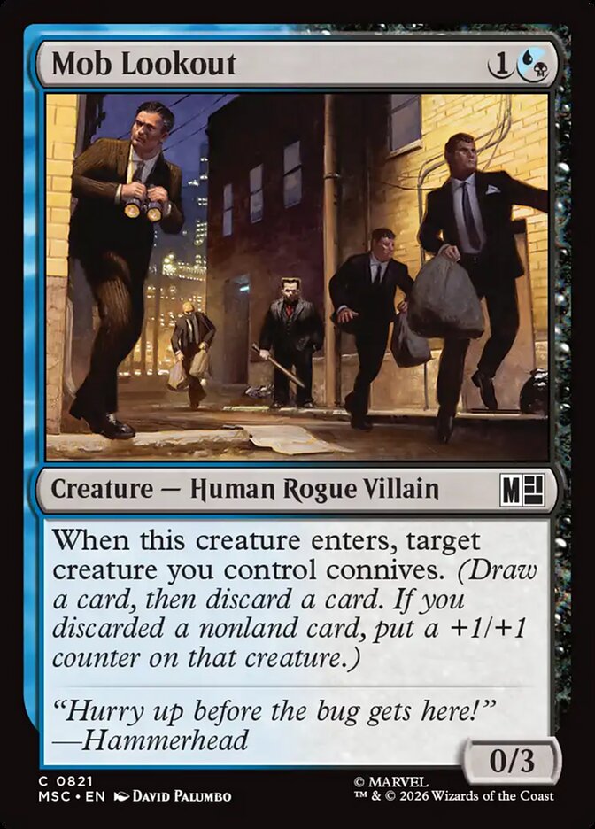 Mob Lookout [ #0821 ] (MSC-C)