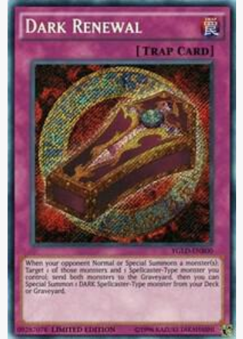 Dark Renewal (YGLD-ENB00) Secret Rare Limited Ed.