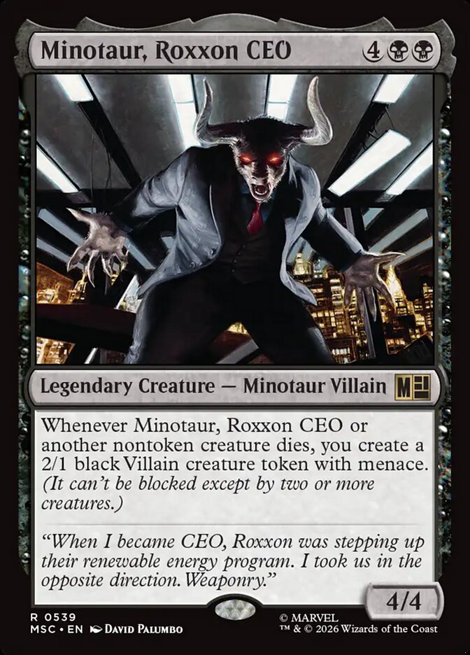 Minotaur, Roxxon CEO [ #0539 ] (MSC-R)