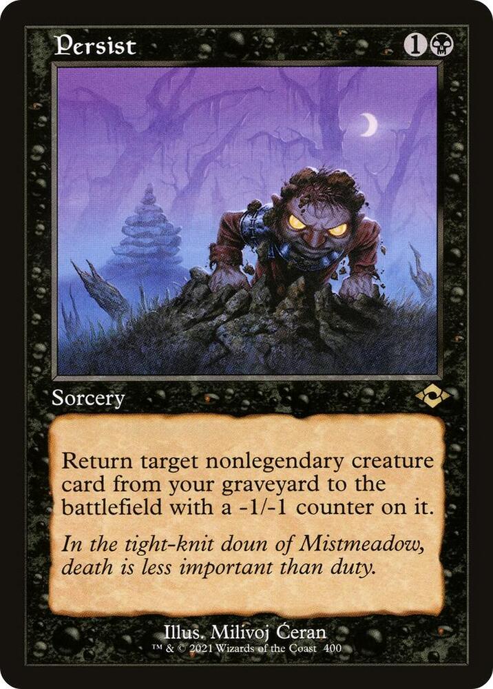 Persist [#400 Old-Frame] (MH2-R-FOIL)