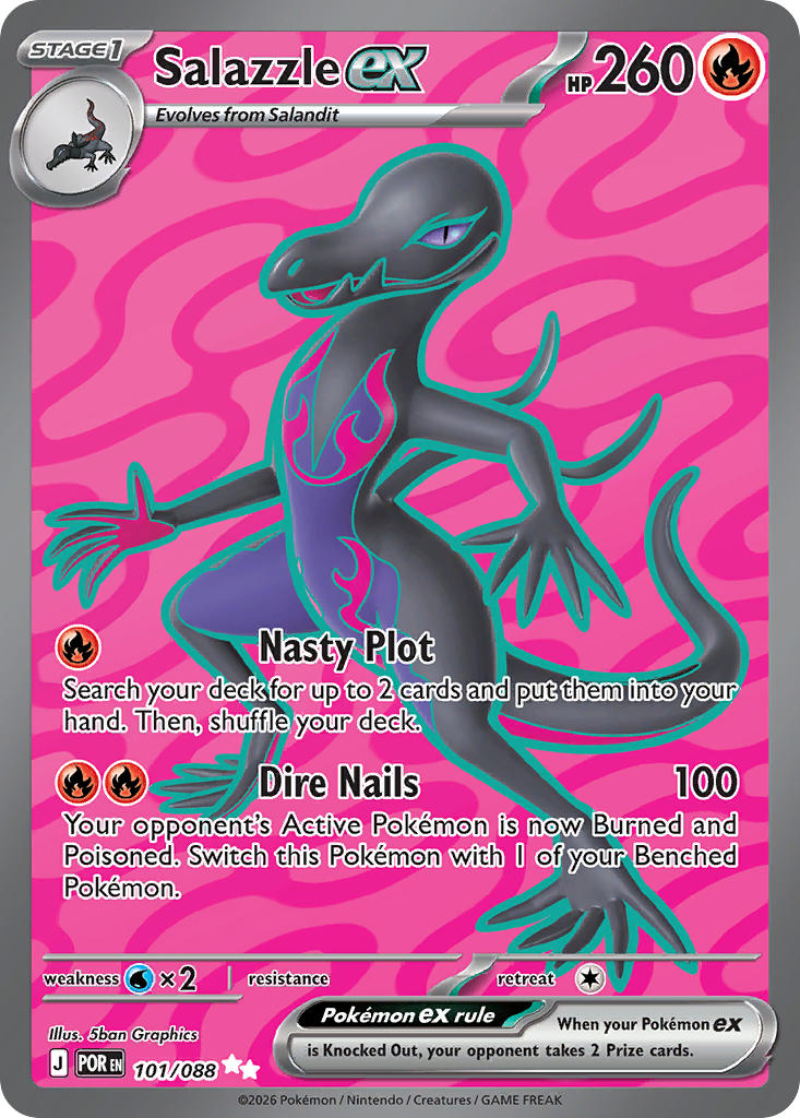 Salazzle ex - 101/088 (POR) Ultra Rare