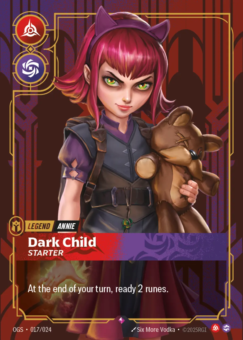 Annie - Dark Child (Starter) - 017/024 (OGS) Rare