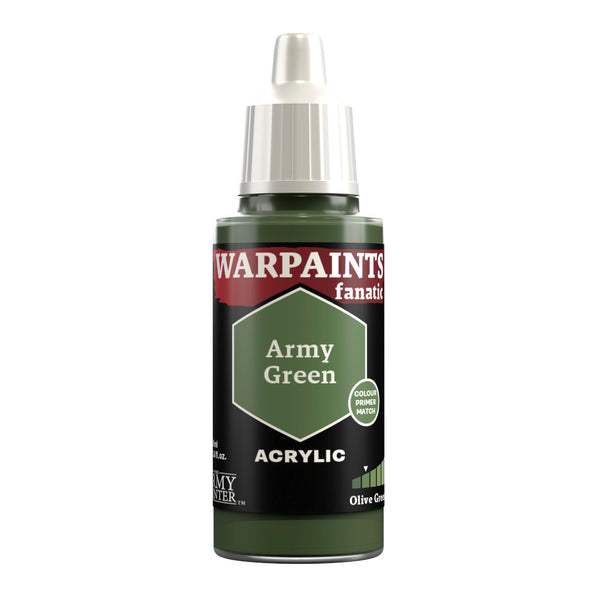 The Army Painter: Warpaints Fanatic - Army Green (18ml/0.6oz)