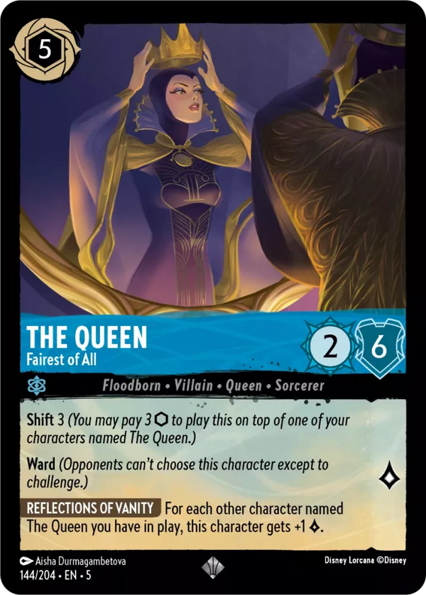 The Queen - Fairest of All (Shimmering Skies 144/204) Super Rare - Near Mint