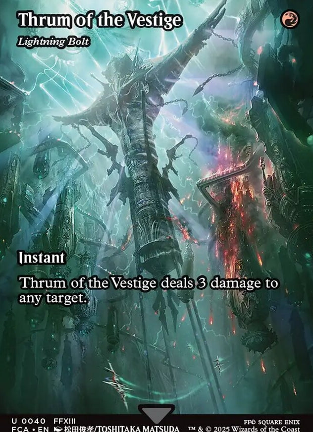 Thrum of the Vestige - Lightning Bolt [ #0040 Showcase ] (FCA-U)