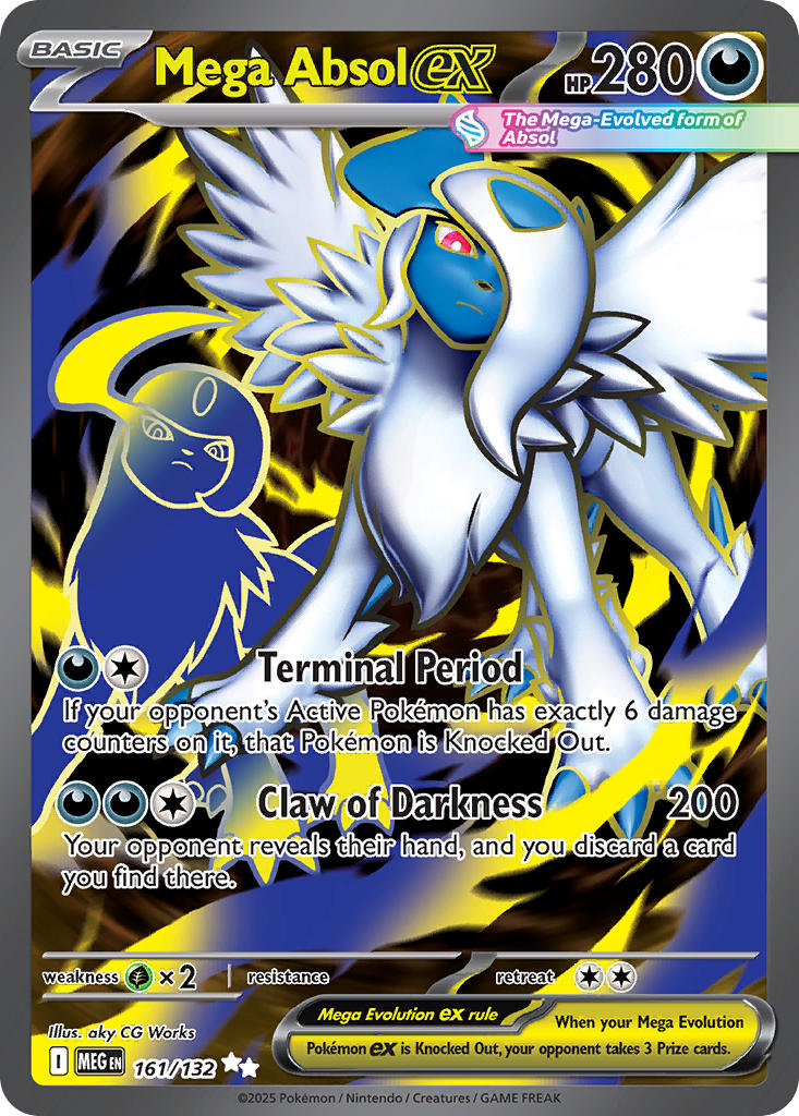 Mega Absol ex - 161/132 (MEG) Ultra Rare