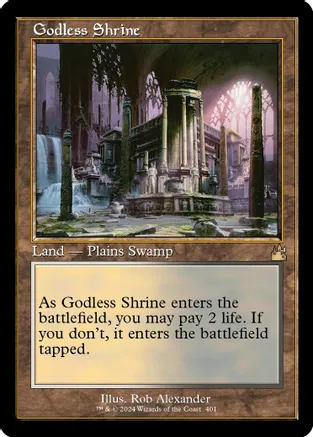 Godless Shrine [#0401 Retro Frame] (RVR-R-FOIL)