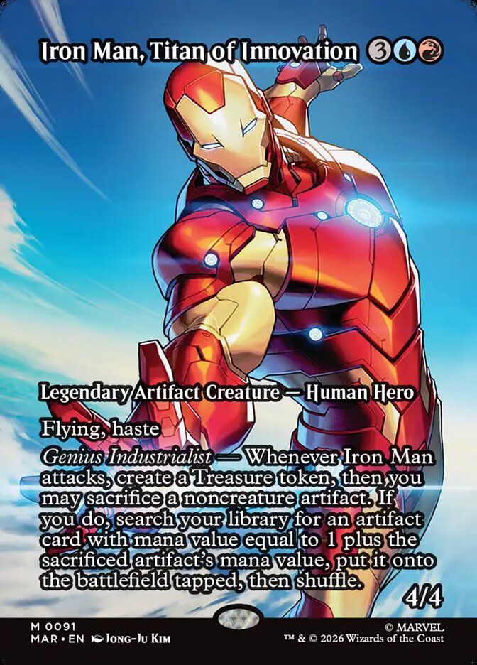 Iron Man, Titan of Innovation [ #0091 Borderless ] (MAR-M)