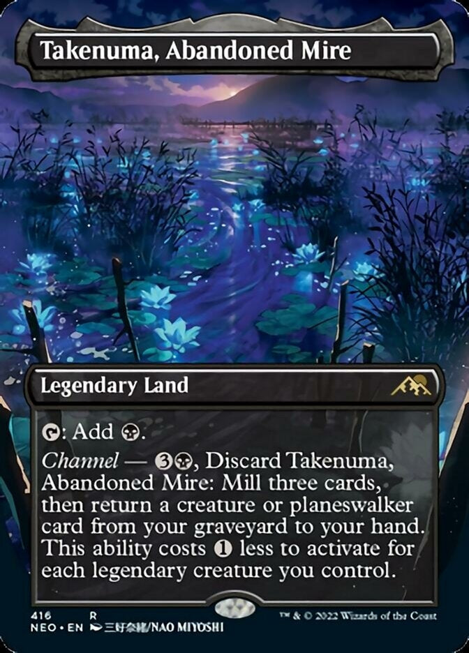 Takenuma, Abandoned Mire [ #416 Alternate-Art Borderless ] (NEO-R)
