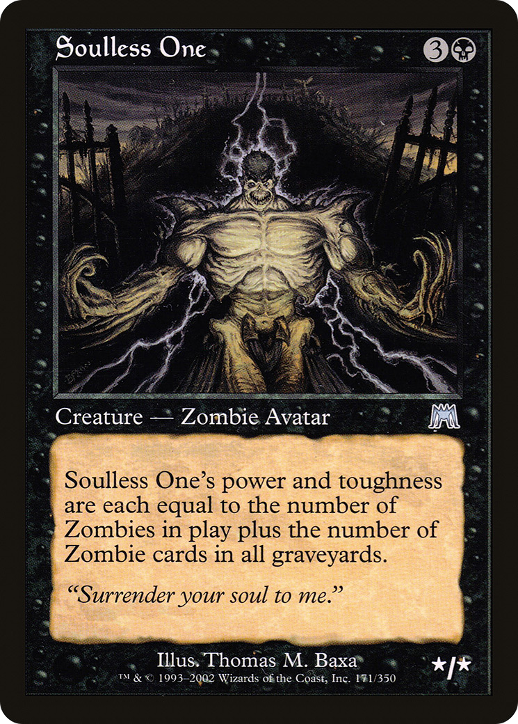 Soulless One (ONS-U-FOIL) Moderate Play