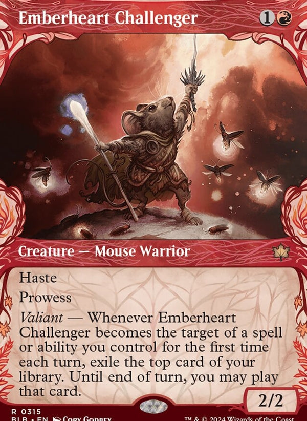 Emberheart Challenger [#0315 Showcase] (BLB-R-FOIL)