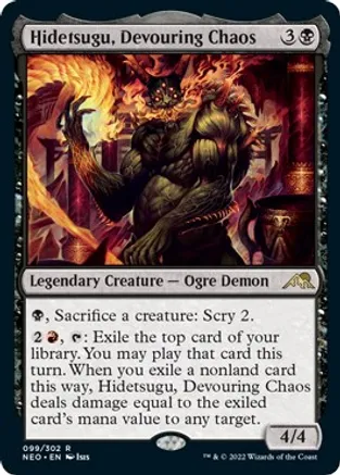 Hidetsugu, Devouring Chaos (NEO-R-FOIL)