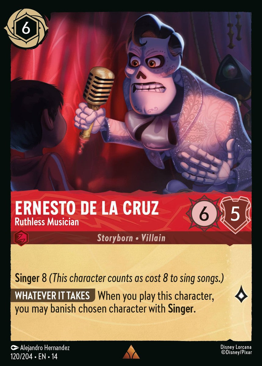 Ernesto de la Cruz - Ruthless Musician (120/204 - Hyperia City) Rare