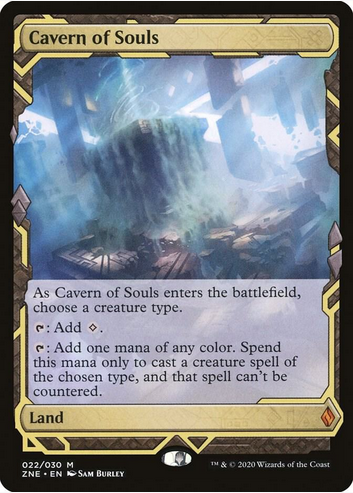Cavern of Souls (ZNE-M-FOIL) Light Play