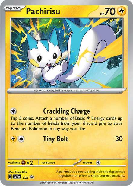 Pachirisu - 158 (SVP) Promo - Near Mint Holofoil