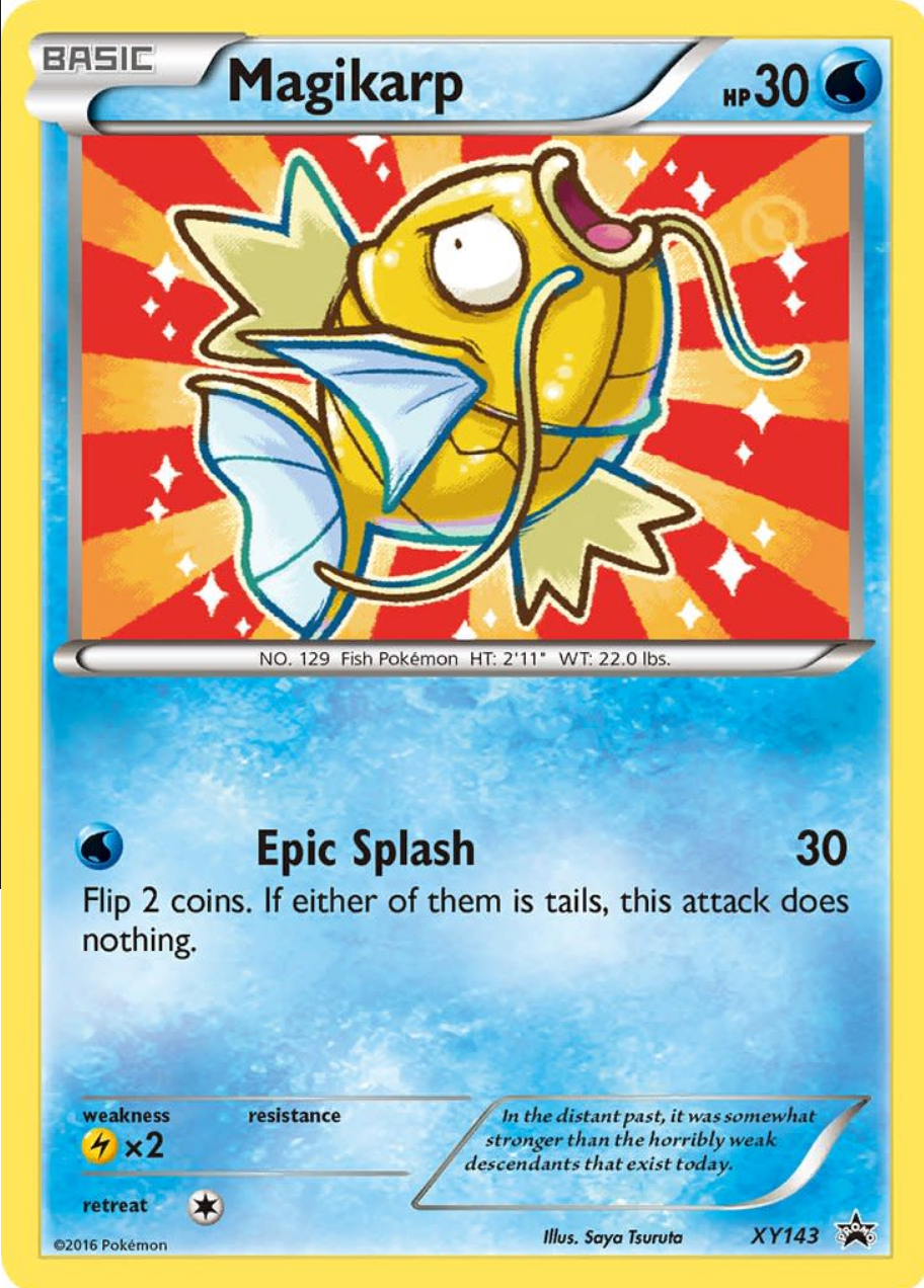 Magikarp - XY143 (XY:PR) Promo - Light Play Holofoil