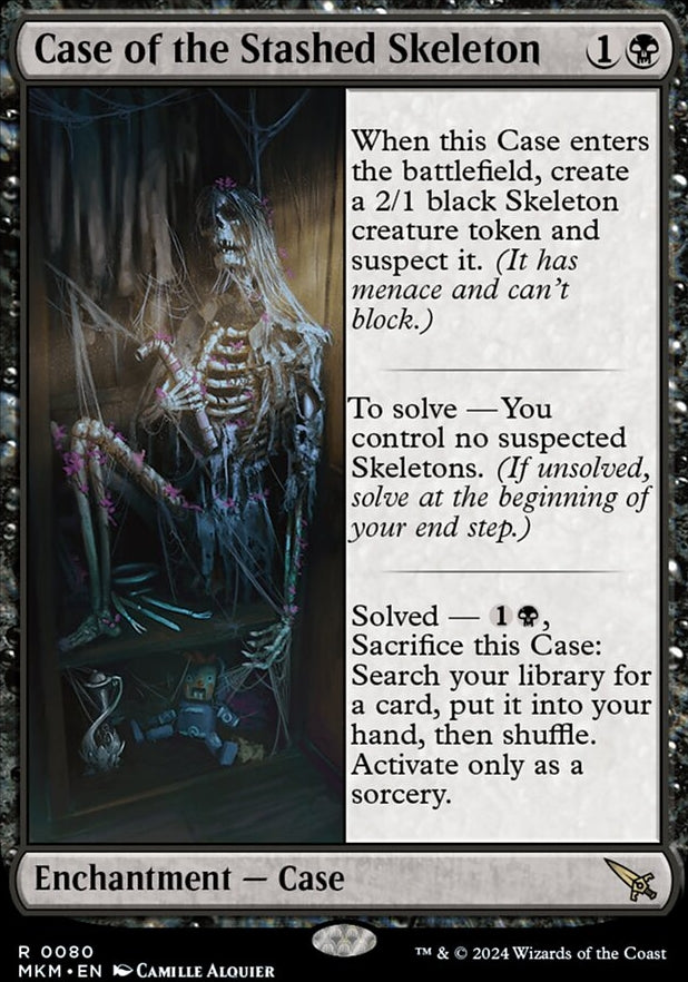 Case of the Stashed Skeleton [#0080] (MKM-R-FOIL)