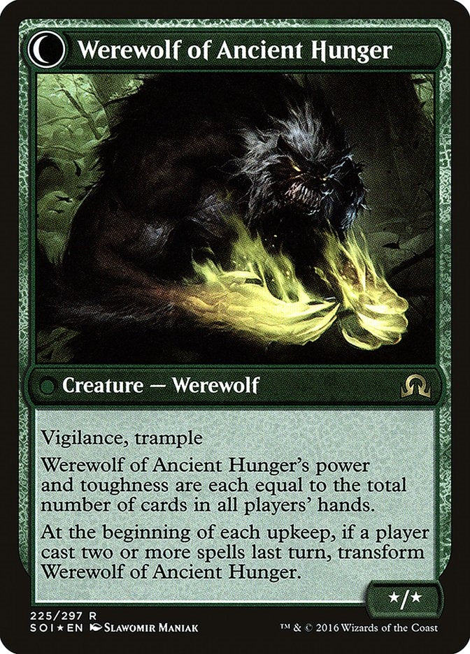 Sage of Ancient Lore // Werewolf of Ancient Hunger (SOI-R-PRE)