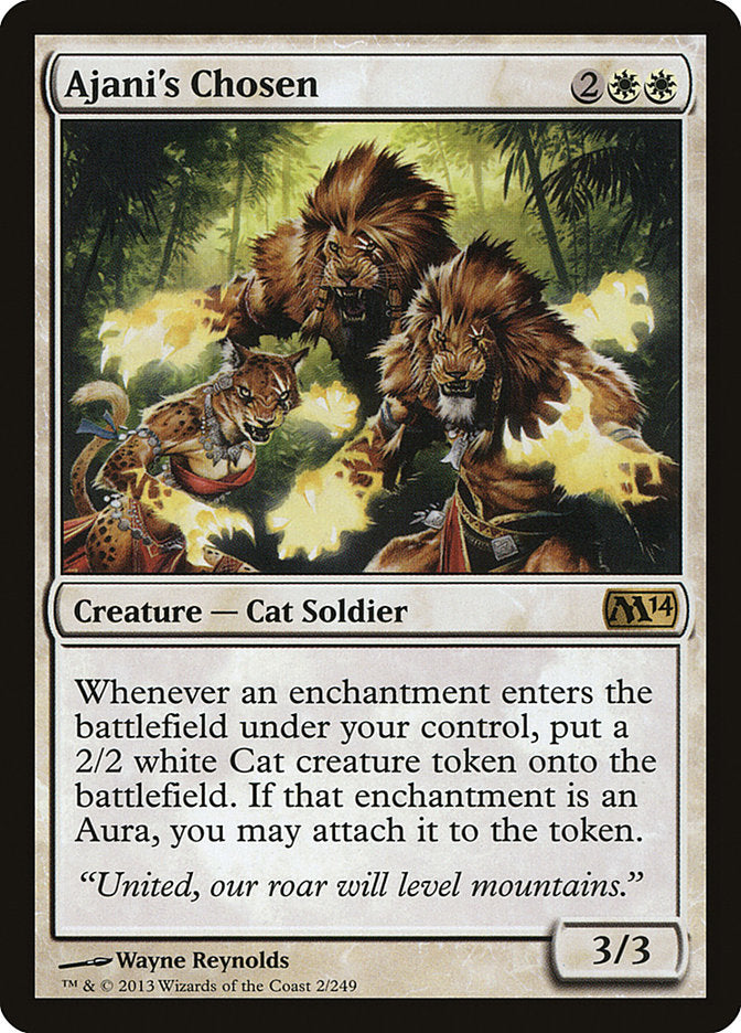 Ajani's Chosen (M14-R-FOIL)