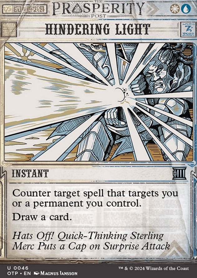 Hindering Light [#0046 Showcase] (OTP-U-FOIL)