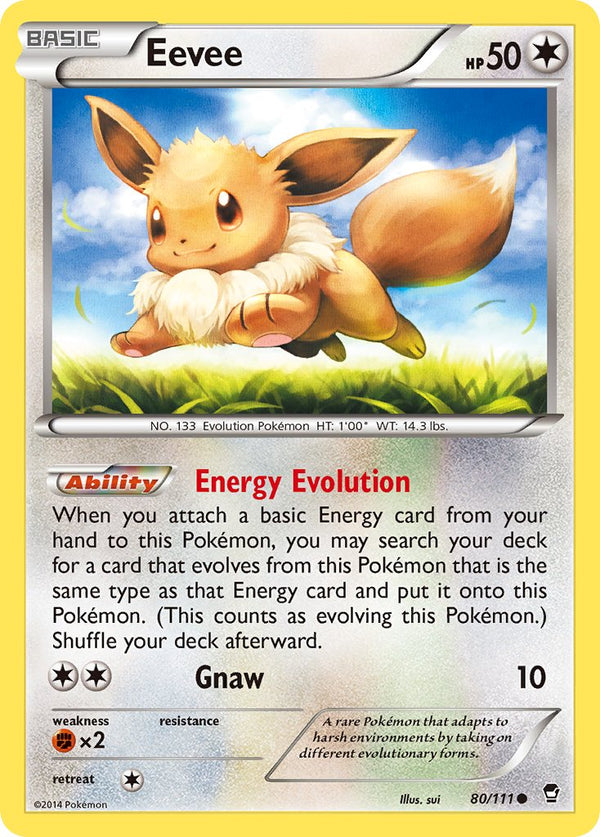 Eevee - 080/111 (FFI) Common - Near Mint