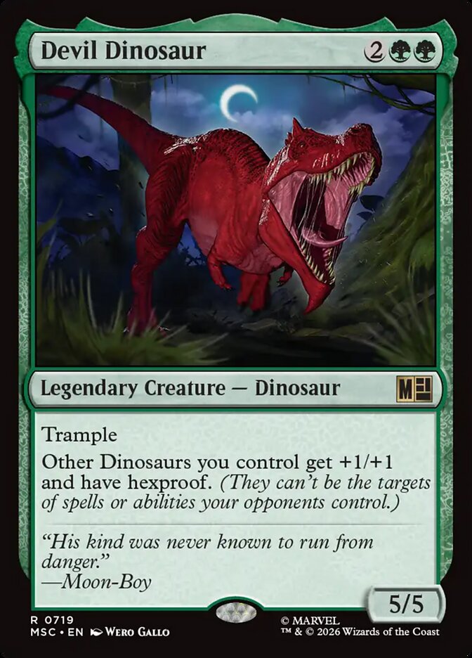 Devil Dinosaur [ #0719 ] (MSC-R)
