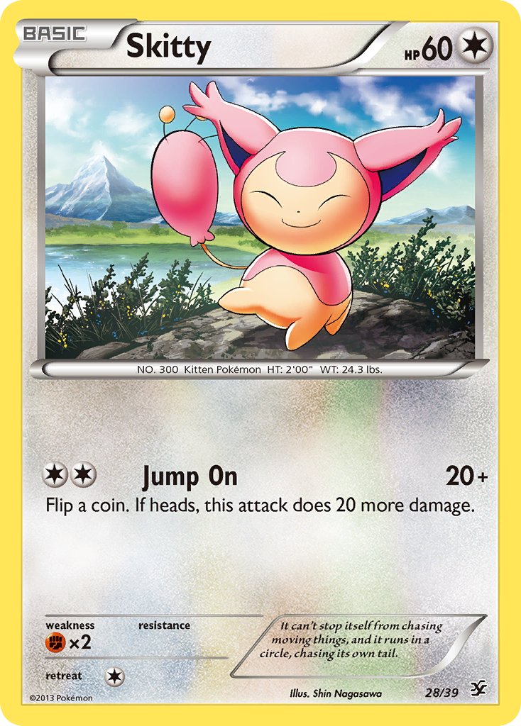 Skitty - 028/039 (KSS) Common - Near Mint