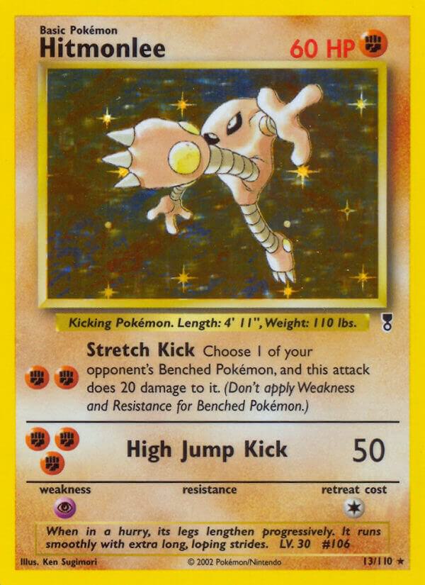 Hitmonlee - 13/110 (LC) Holo Rare - Moderate Play Holofoil