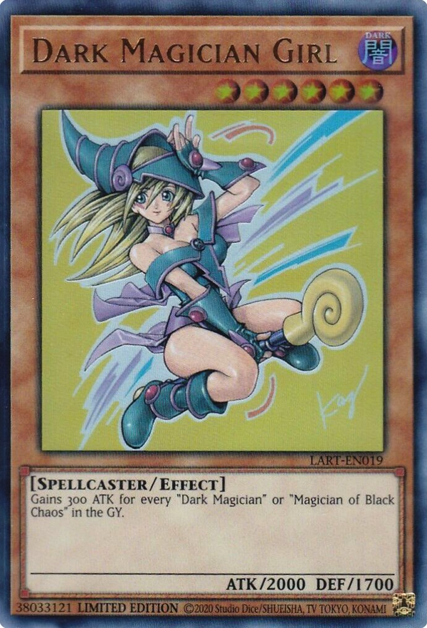 Dark Magician Girl (2020) (LART-EN019) Ultra Rare - Near Mint Limited