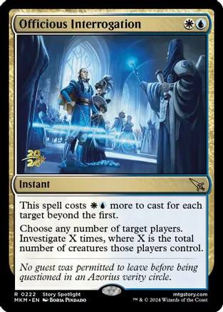 Officious Interrogation [#0222] (MKM-R-PRE-FOIL)