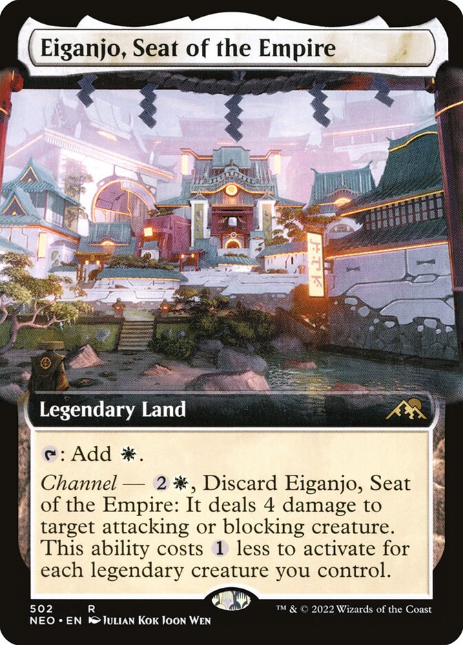 Eiganjo, Seat of the Empire [ #502 Extended Art ](NEO-R)