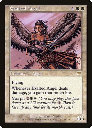 Exalted Angel (ONS-R) Moderate Play