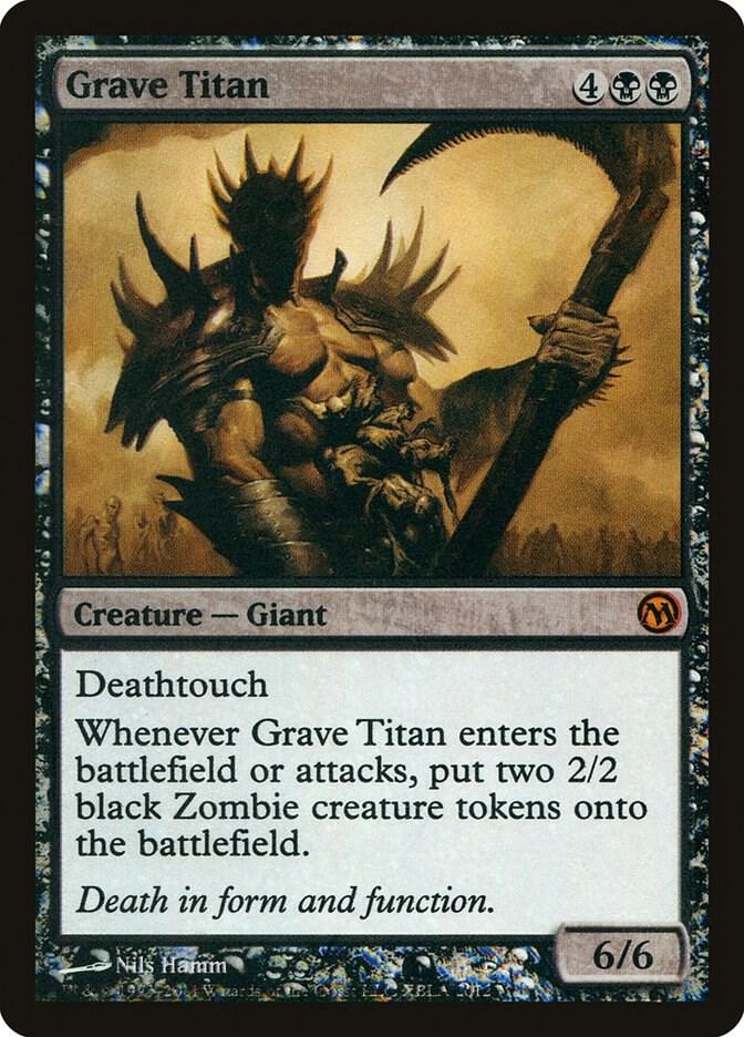 Grave Titan [Media Promo] (PRM-M-FOIL) Light Play