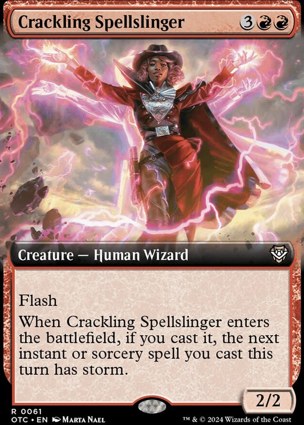 Crackling Spellslinger [#0061 Extended Art] (OTC-R)