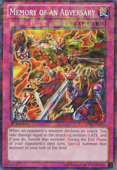 Memory of an Adversary (Mosaic Rare) (BP02-EN212) Mosaic Rare - Near Mint 1st Edition