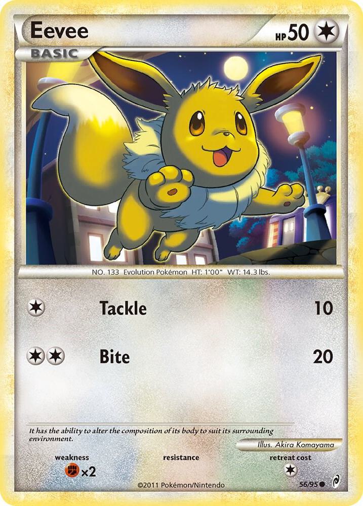 Eevee - 56/95 (CL) Common - Moderate Play