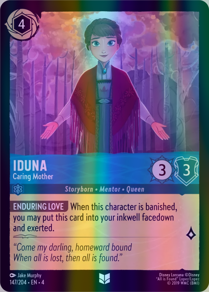 Iduna - Caring Mother (Ursula's Return 147/204) Uncommon - Near Mint Cold Foil