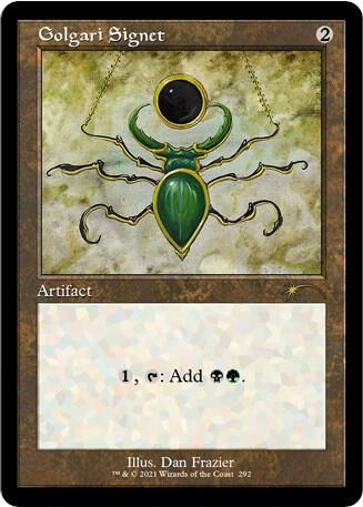 Golgari Signet [#292 Old-Frame] (SLD-R)