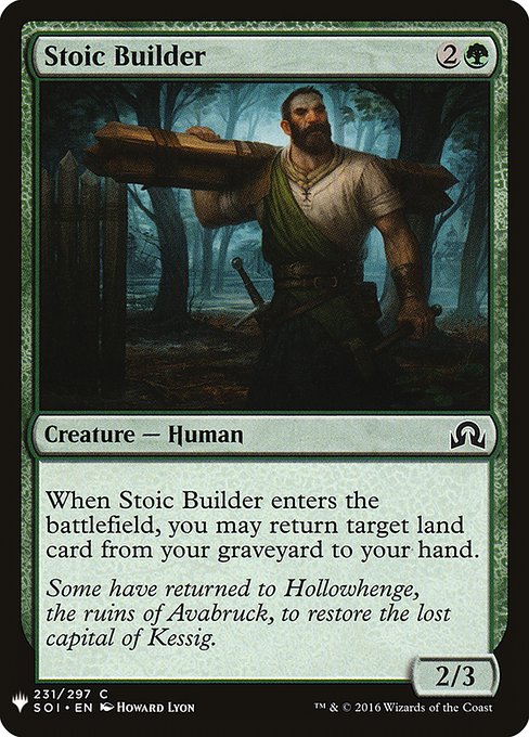 Stoic Builder [Mystery Booster #1342] (SOI-C)