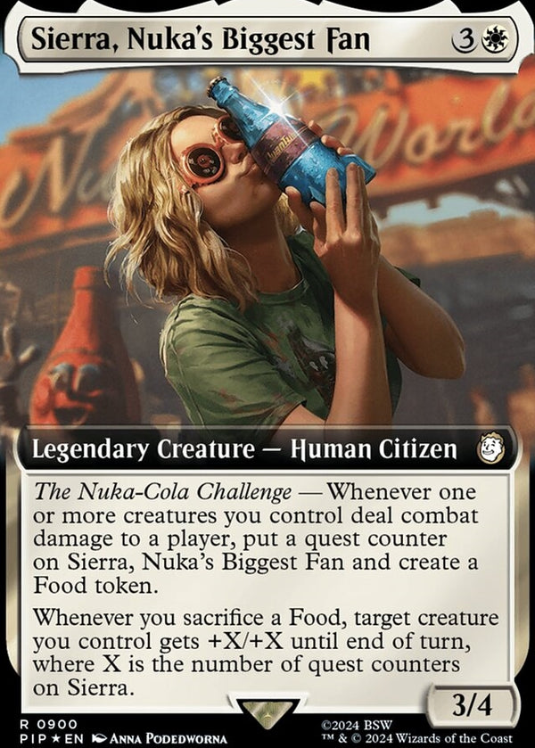 Sierra, Nuka's Biggest Fan [#0900 Extended Art Surge Foil] (PIP-R)